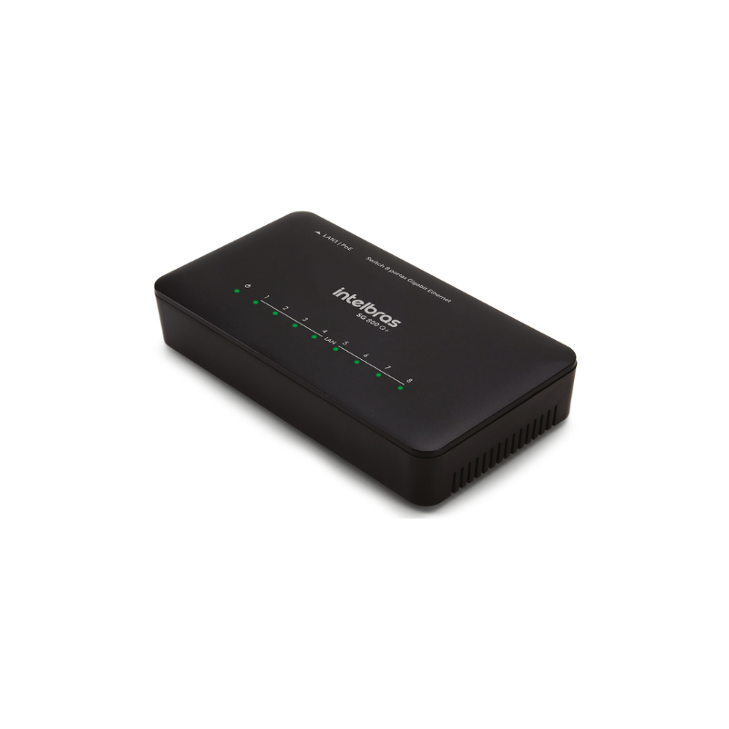 Switch não gerenciável 8 Portas Gigabit 1000 Mbps Hub Para Internet - SG 800 Q+ CKD.png